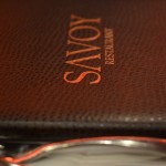 savoy menu, photo by Glen Green